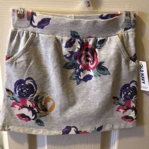 Little girls floral skirt
